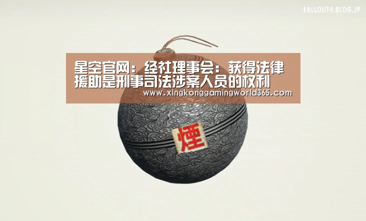 星空官网:经社理事会:获得法律援助是刑事司法涉案人员的权利(图2) 星空竞猜
